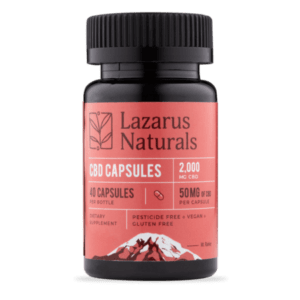 Lazarus 50mg CBD Capsules