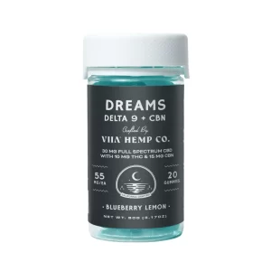 VIIA Hemp Co. Dreams Delta 9 THC + CBN Gummies for Sleep