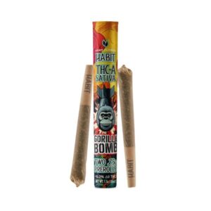 Habit THCA Flower Pre-rolls – Gorilla Bomb