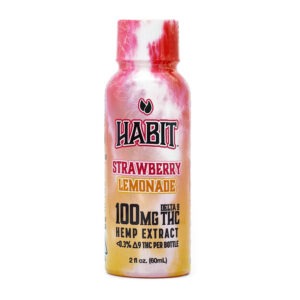 Habit Delta-9 THC Hemp Drink Mixers – Strawberry Lemonade (100mg THC)