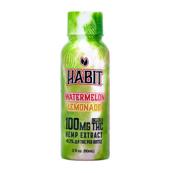Habit Delta-9 THC Hemp Drink Mixers - Watermelon Lemonade (100mg THC)